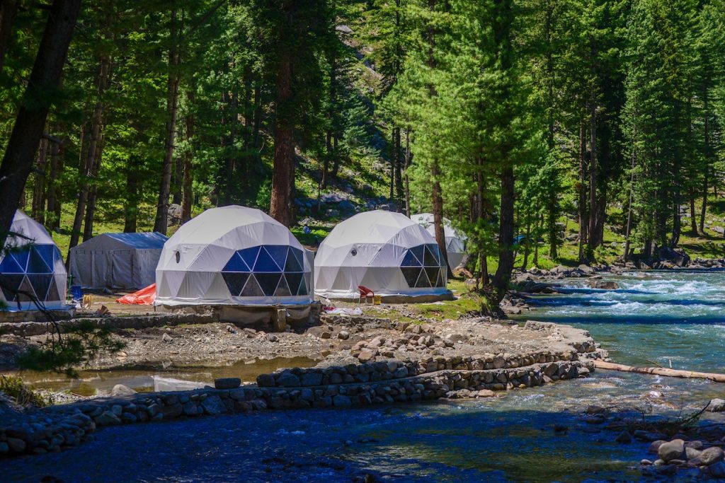 Les infrastructure de l'établissement de camping